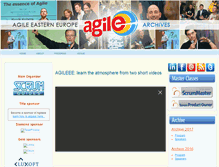 Tablet Screenshot of 2011.agileee.org